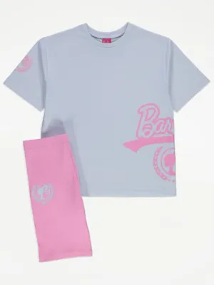 Barbie Pastel T-Shirt and Cycling Shorts Set | Kids | George at ASDA