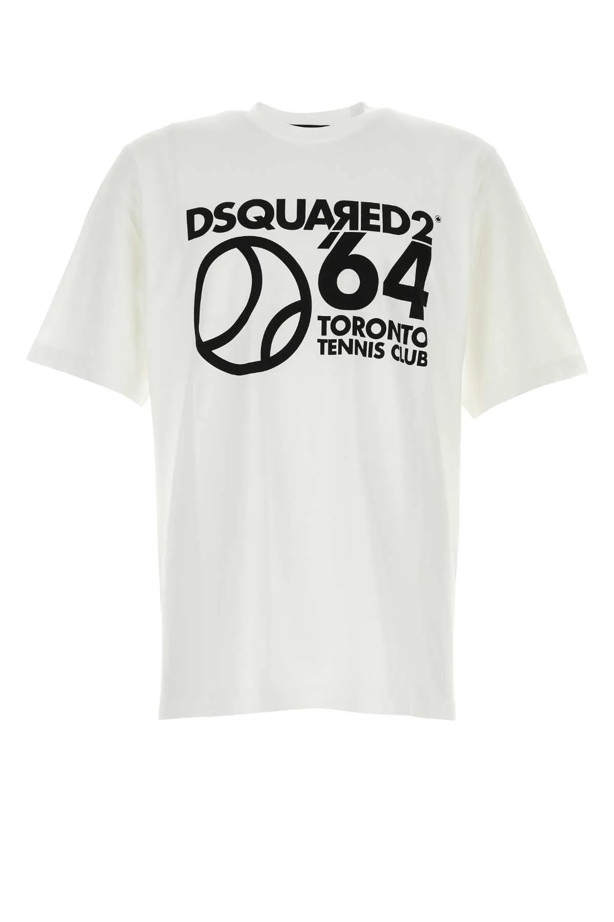 Dsquared White Cotton Oversize T Shirt