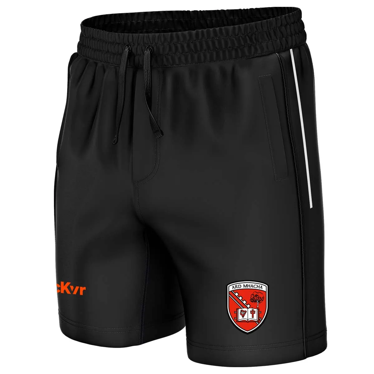 Mc Keever Armagh GAA Official Vital Leisure Shorts - Adult - Black/White